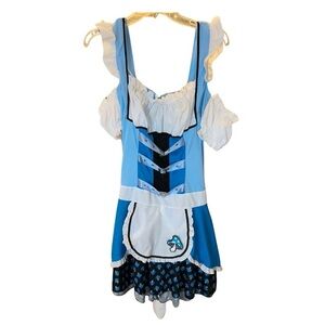 Leg Avenue Halloween Alice in Wonderland Costume, Women's Size M/L